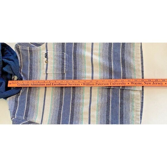 Billabong Blue and Cream Striped Sweatshirt - Picture 4 of 12